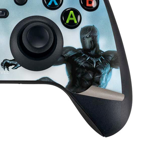 Marvel Black Panther Jumping Through Air Xbox Series X Controller Skin