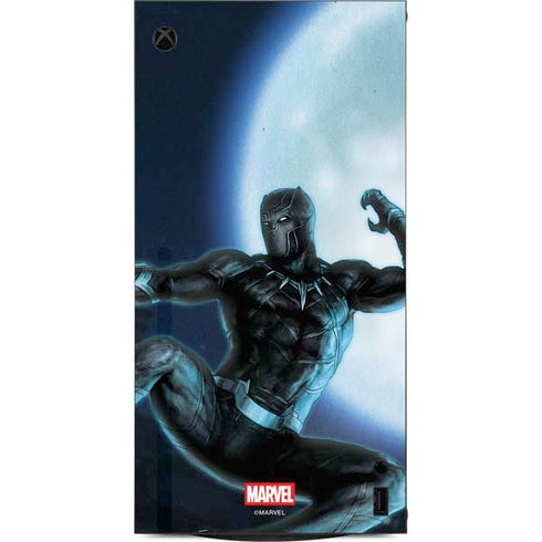 Marvel Black Panther Jumping Through Air XBox Series X Digital Edition Console Skin