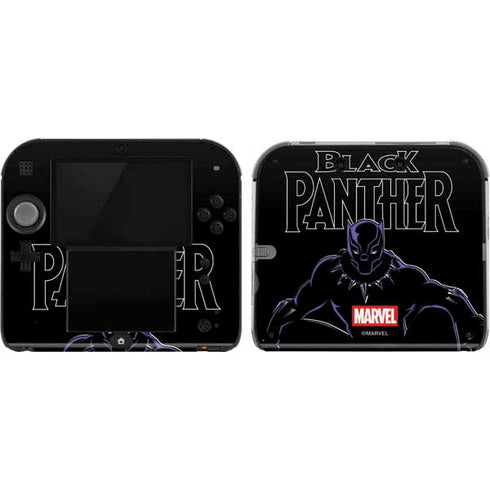 Marvel Black Panther Night Time Watch Nintendo 2DS Skin