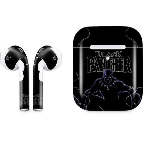 Marvel Black Panther Night Time Watch Apple AirPods 2 Skin