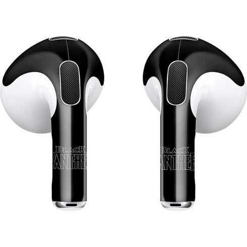 Marvel Black Panther Night Time Watch Apple AirPods (3rd Gen 2021) Skin