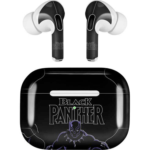 Marvel Black Panther Night Time Watch Apple AirPods Pro Skin