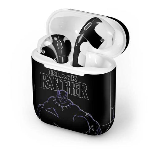 Marvel Black Panther Night Time Watch Apple AirPods Skin