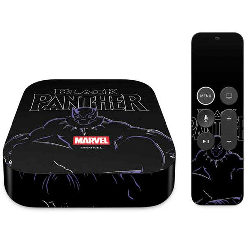 Marvel Black Panther Night Time Watch Apple TV Skin