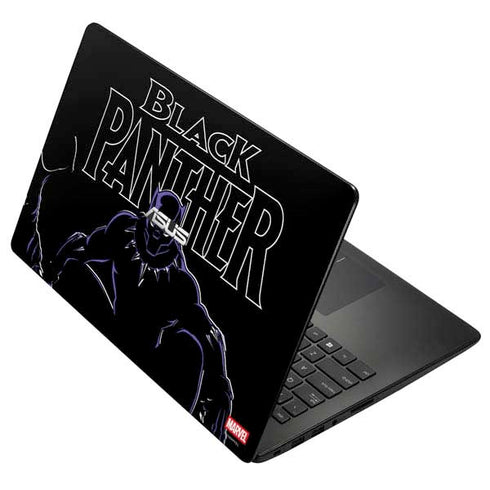 Marvel Black Panther Night Time Watch Asus X502CA 15.6 Skin