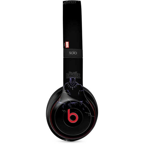 Marvel Black Panther Night Time Watch Beats Solo 2 Wireless Skin