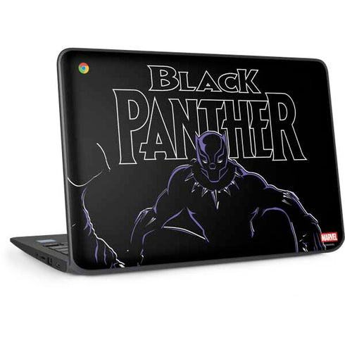 Marvel Black Panther Night Time Watch HP Chromebook Skin