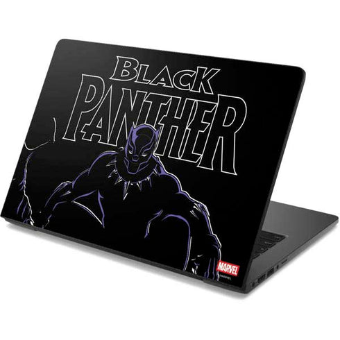 Marvel Black Panther Night Time Watch Dell Chromebook Skin