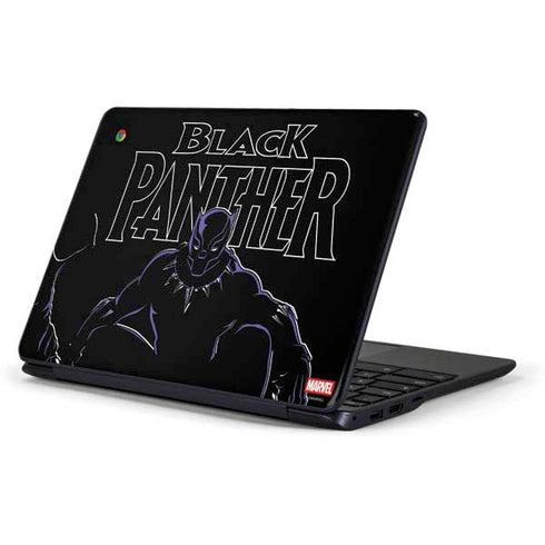 Marvel Black Panther Night Time Watch Samsung Chromebook Skin
