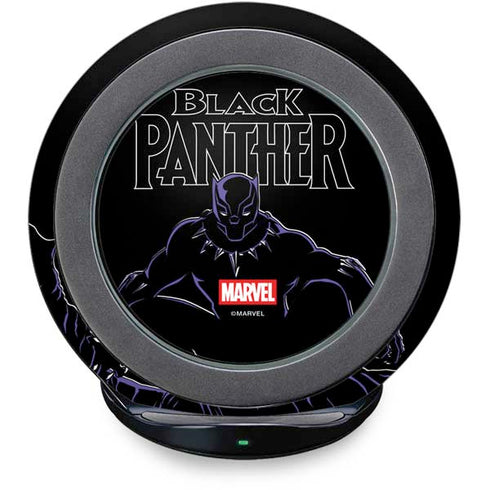 Marvel Black Panther Night Time Watch Fast Charge Wireless Charging Stand Skin