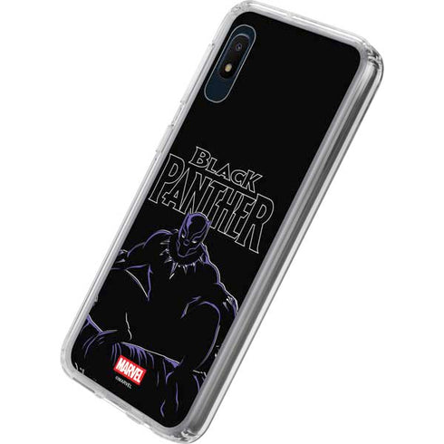 Marvel Black Panther Night Time Watch Galaxy A10e Clear Case
