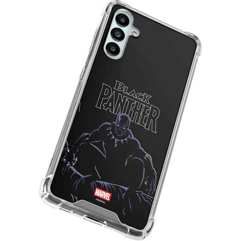 Marvel Black Panther Night Time Watch Galaxy A14 5G Clear Case