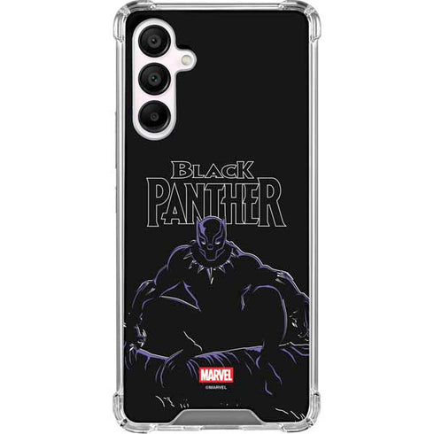 Marvel Black Panther Night Time Watch Galaxy A16 5G Clear Case