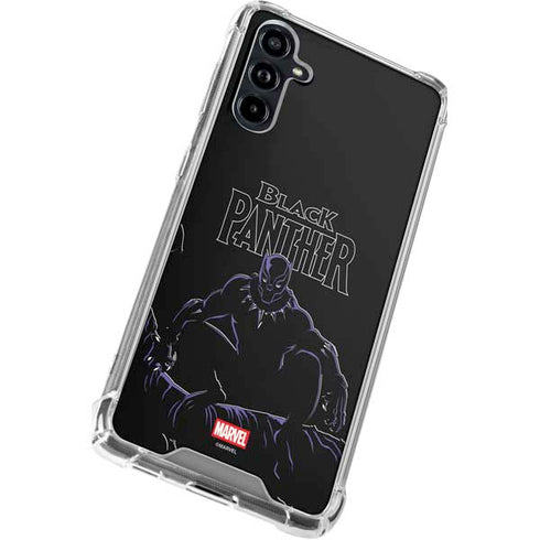 Marvel Black Panther Night Time Watch Galaxy A54 5G Clear Case