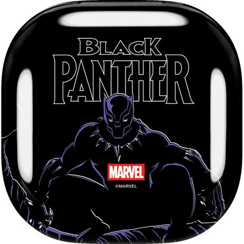 Marvel Black Panther Night Time Watch Galaxy Buds Live Skin