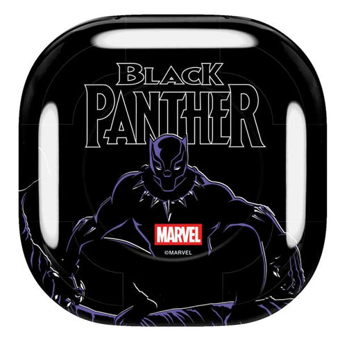 Marvel Black Panther Night Time Watch Galaxy Buds Live Skin