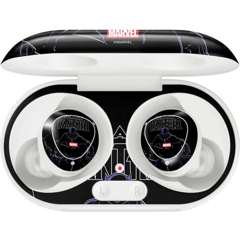 Marvel Black Panther Night Time Watch Galaxy Buds Plus Skin