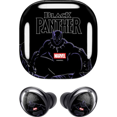 Marvel Black Panther Night Time Watch Galaxy Buds Pro Skin
