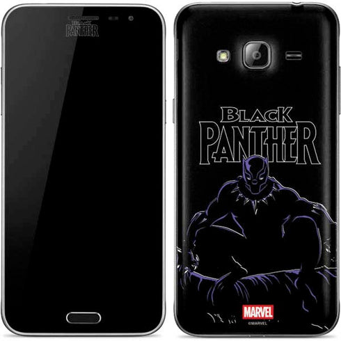 Marvel Black Panther Night Time Watch Galaxy J3 Skin