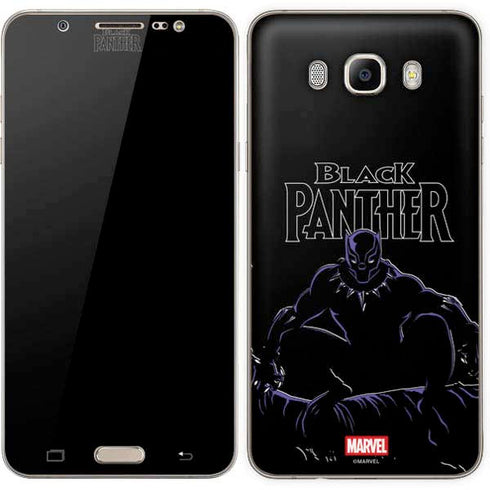 Marvel Black Panther Night Time Watch Galaxy J7 Skin