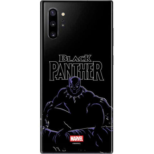 Marvel Black Panther Night Time Watch Galaxy Note 10 Plus Skin