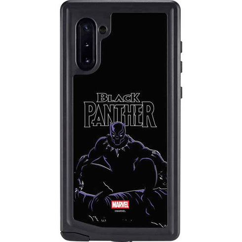 Marvel Black Panther Night Time Watch Galaxy Note 10 Waterproof Case