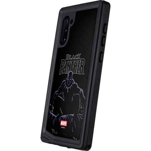 Marvel Black Panther Night Time Watch Galaxy Note 10 Waterproof Case