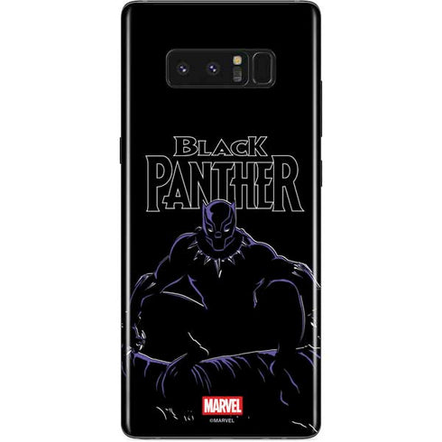 Marvel Black Panther Night Time Watch Galaxy Note 8 Skin
