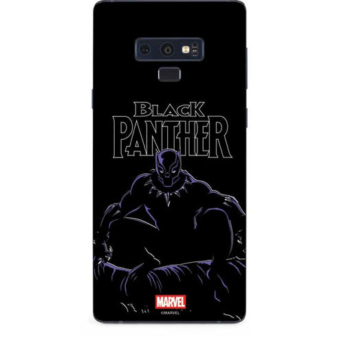Marvel Black Panther Night Time Watch Galaxy Note 9 Skin
