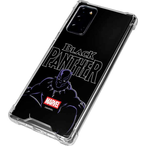 Marvel Black Panther Night Time Watch Galaxy Note20 5G Clear Case