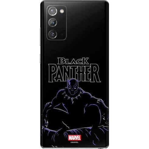 Marvel Black Panther Night Time Watch Galaxy Note20 5G Skin