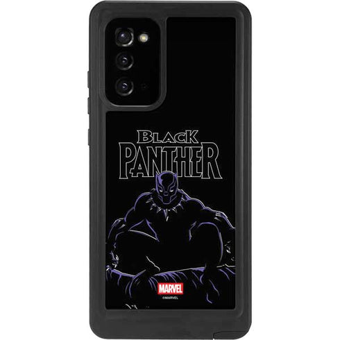 Marvel Black Panther Night Time Watch Galaxy Note20 5G Waterproof Case