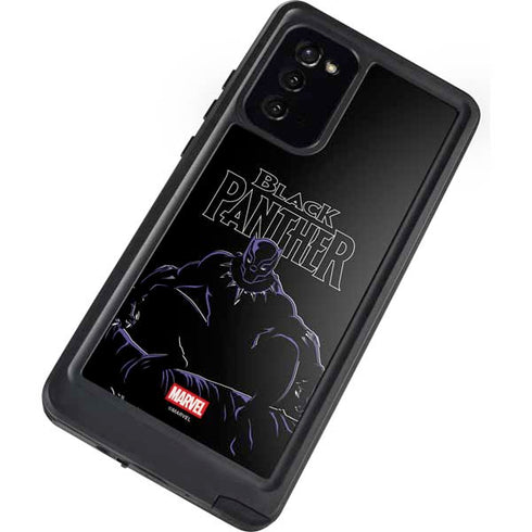 Marvel Black Panther Night Time Watch Galaxy Note20 5G Waterproof Case