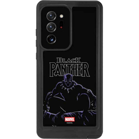 Marvel Black Panther Night Time Watch Galaxy Note20 Ultra 5G Waterproof Case