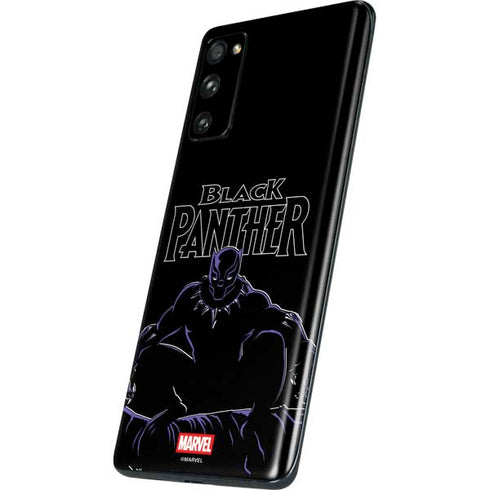 Marvel Black Panther Night Time Watch Galaxy S20 Fan Edition Skin