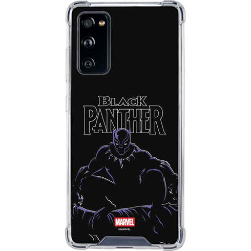 Marvel Black Panther Night Time Watch Galaxy S20 FE Clear Case