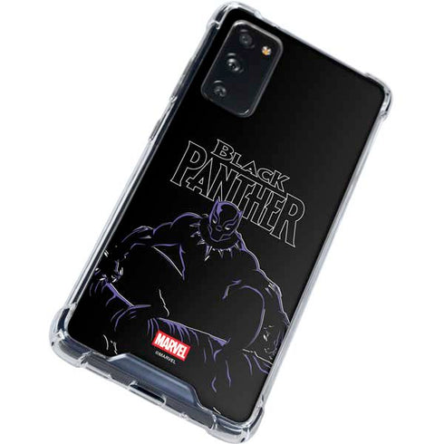 Marvel Black Panther Night Time Watch Galaxy S20 FE Clear Case