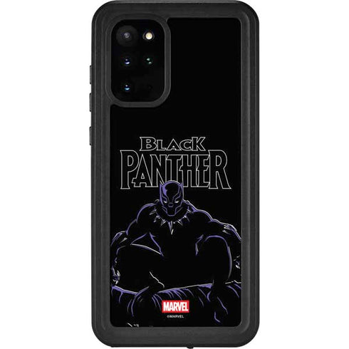 Marvel Black Panther Night Time Watch Galaxy S20 Plus Waterproof Case
