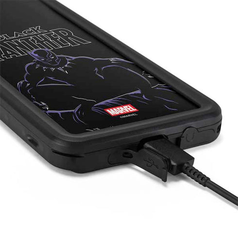 Marvel Black Panther Night Time Watch Galaxy S20 Plus Waterproof Case