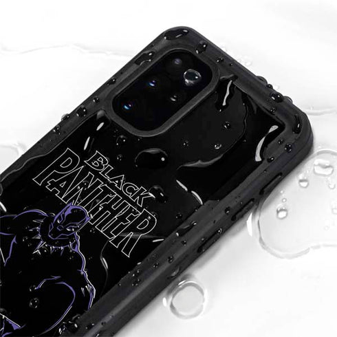 Marvel Black Panther Night Time Watch Galaxy S20 Plus Waterproof Case