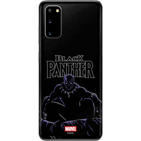 Marvel Black Panther Night Time Watch Galaxy S20 Skin