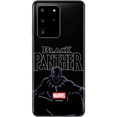 Marvel Black Panther Night Time Watch Galaxy S20 Ultra 5G Skin