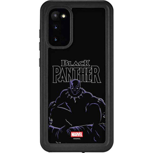 Marvel Black Panther Night Time Watch Galaxy S20 Waterproof Case