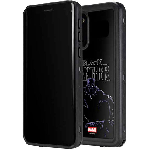 Marvel Black Panther Night Time Watch Galaxy S20 Waterproof Case