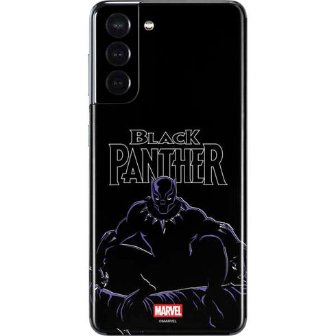 Marvel Black Panther Night Time Watch Galaxy S21 5G Skin