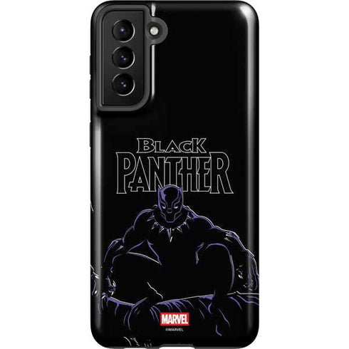 Marvel Black Panther Night Time Watch Galaxy S21 FE Pro Case