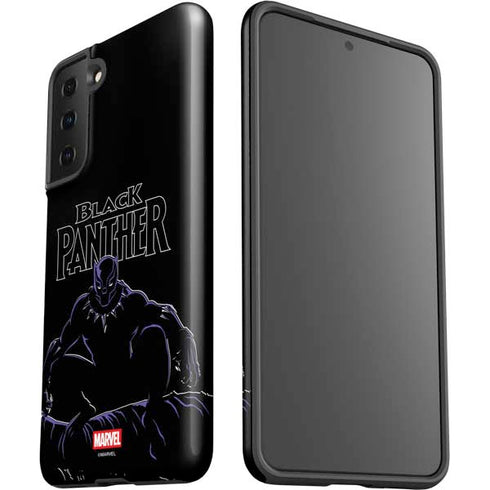 Marvel Black Panther Night Time Watch Galaxy S21 FE Pro Case