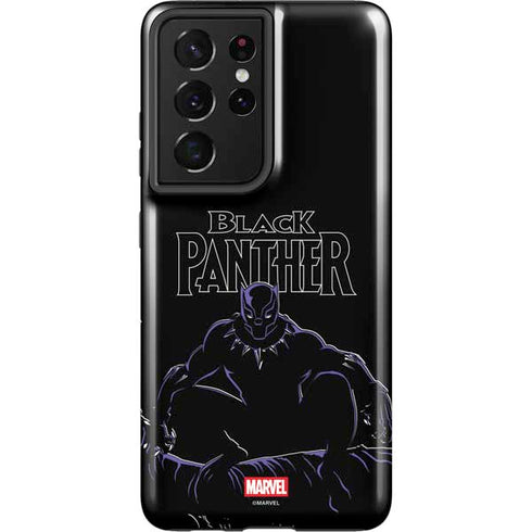 Marvel Black Panther Night Time Watch Galaxy S21 Ultra 5G Pro Case