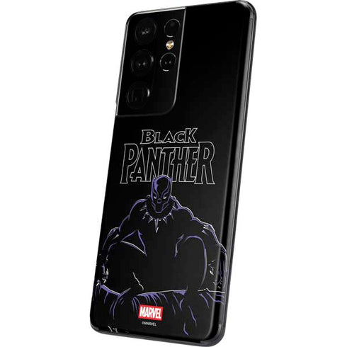 Marvel Black Panther Night Time Watch Galaxy S21 Ultra 5G Skin