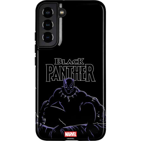 Marvel Black Panther Night Time Watch Galaxy S22 Plus Pro Case
